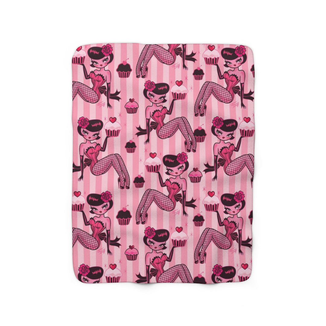 Cupcake Girl • Sherpa Fleece Blanket