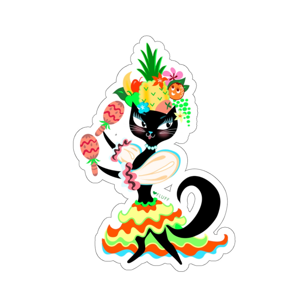 Kitten Miranda Black Kitty • Kiss-Cut Sticker