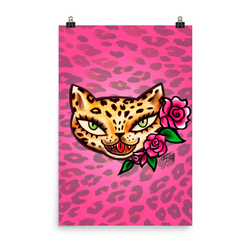 Leopard Kitty • Art Print