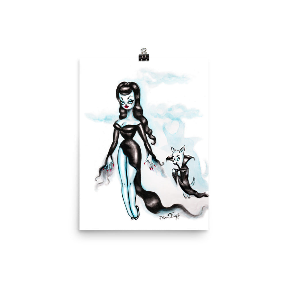 Vampira with Nosferachi • Art Print