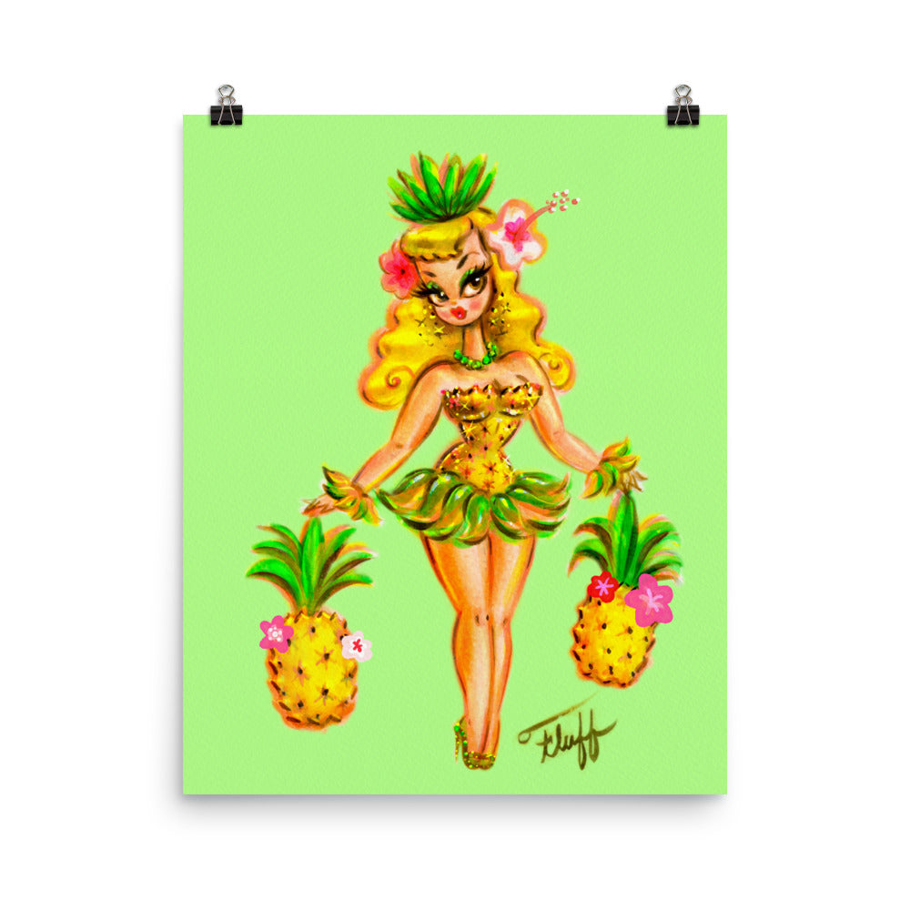 Pineapple Girl • Art Print
