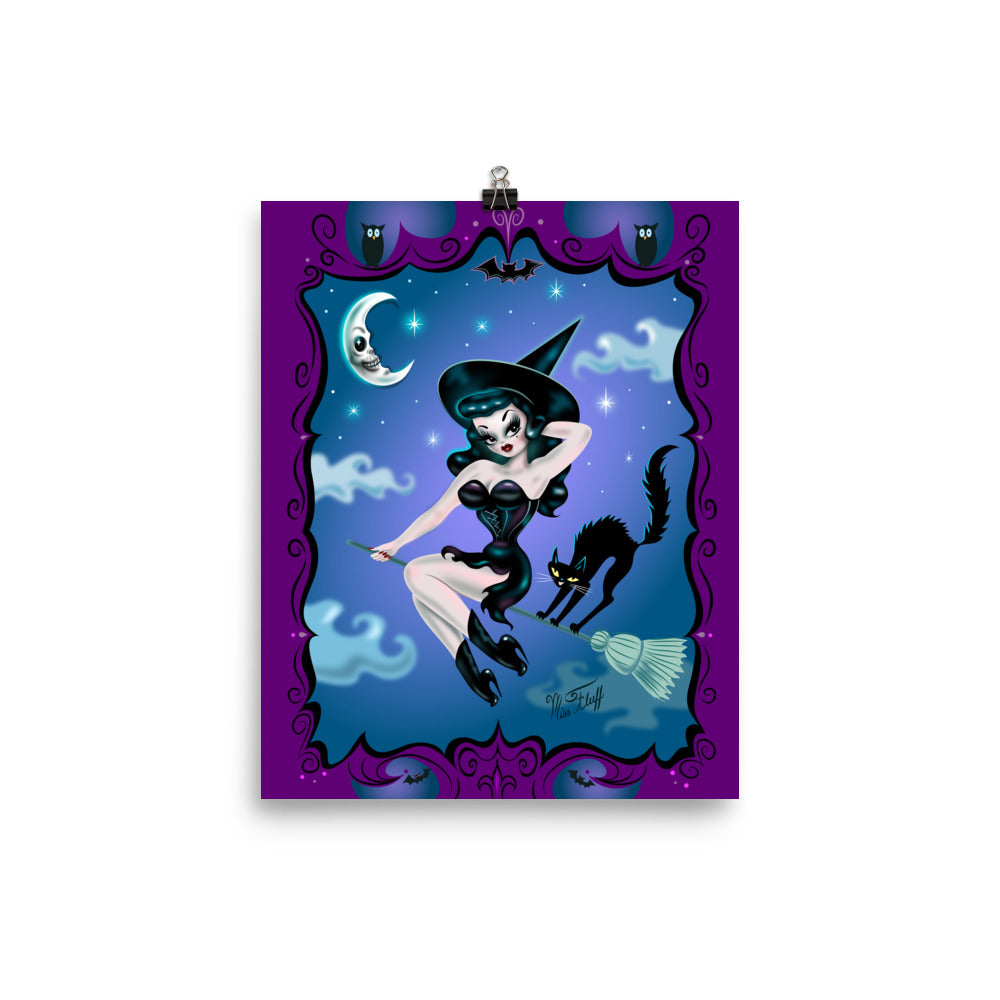 Hex Kitten Witch • Art Print