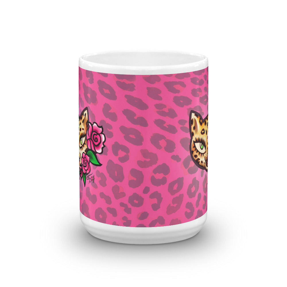 Leopard Kitty • Mug