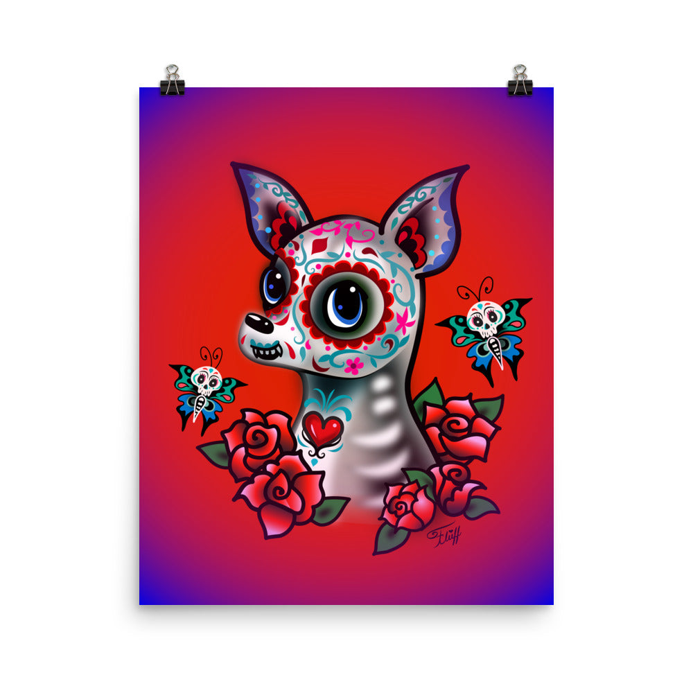 Sugar Skull Chihuahua • Art Print