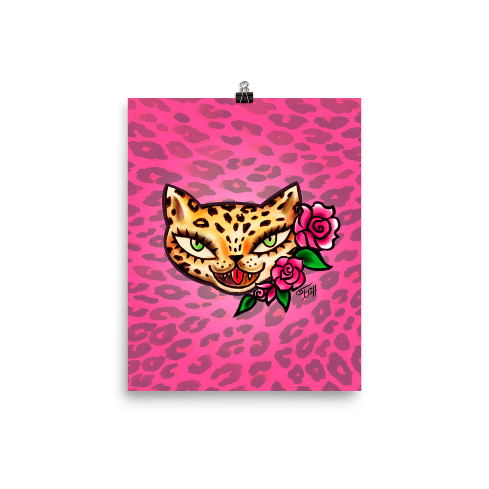 Leopard Kitty • Art Print