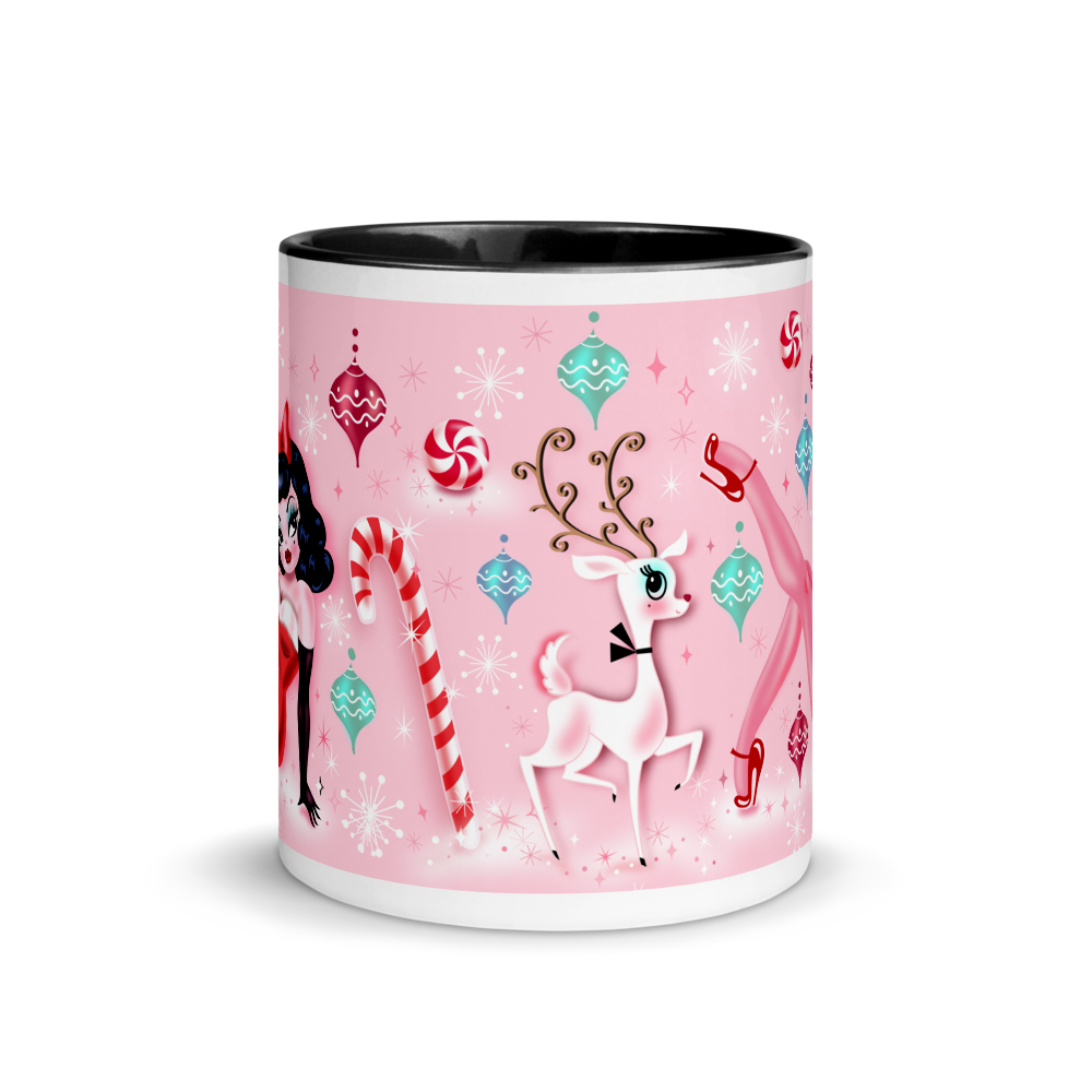 Christmas Pinup Girl • Mug