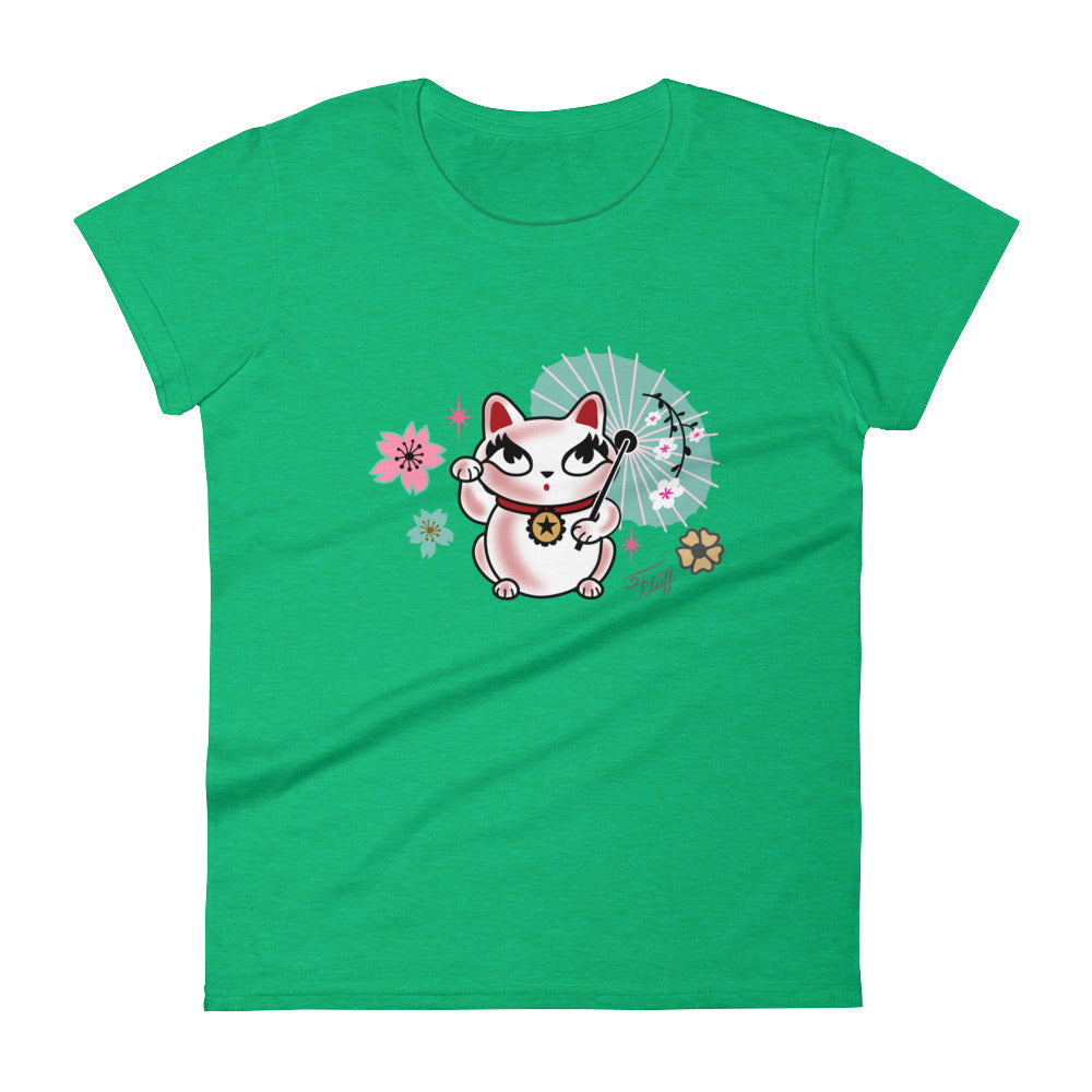Lucky Kitty • Women's Short Sleeve T-Shirt