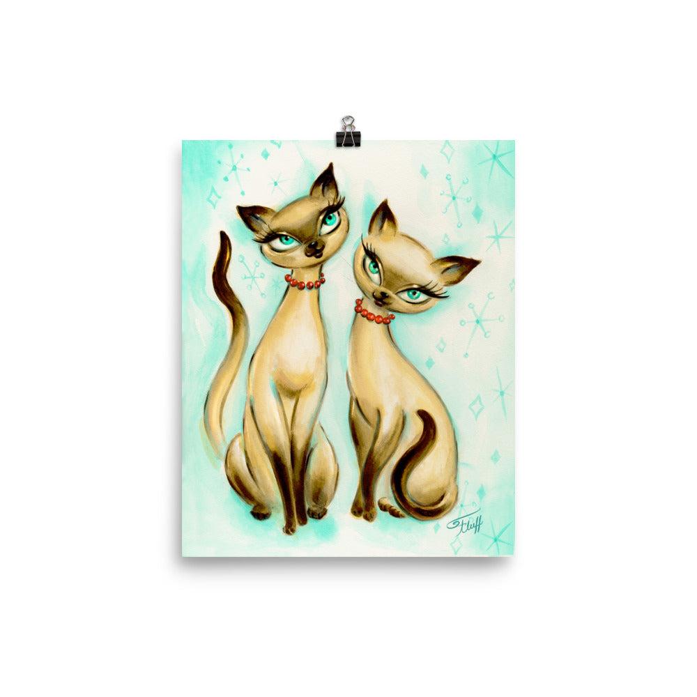 Siamese Cats • Art Print