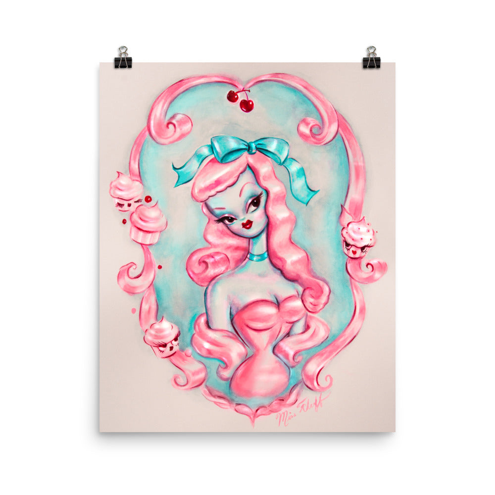 Pink Candy Doll • Art Print