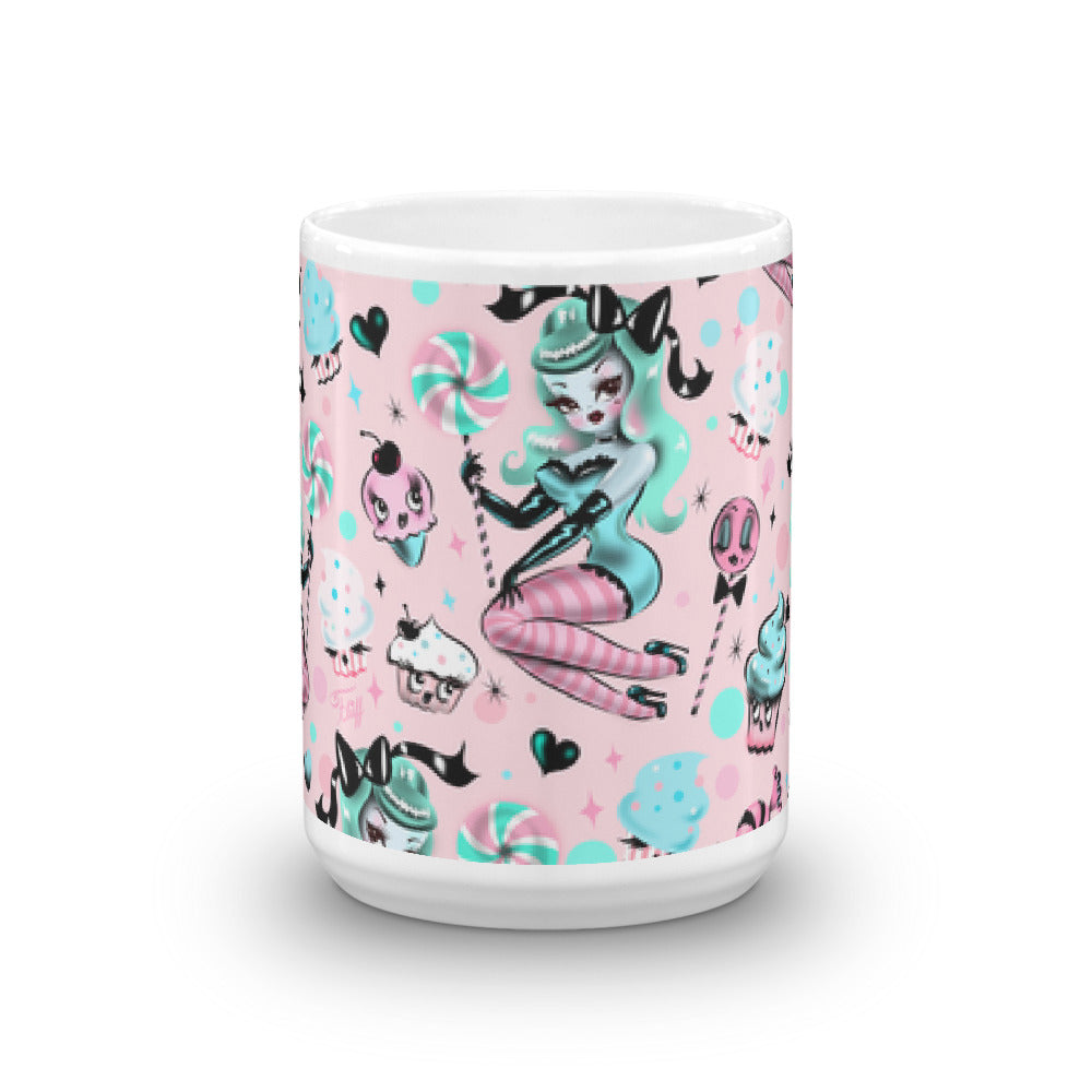 Mint Sugar Pinup Doll • Mug