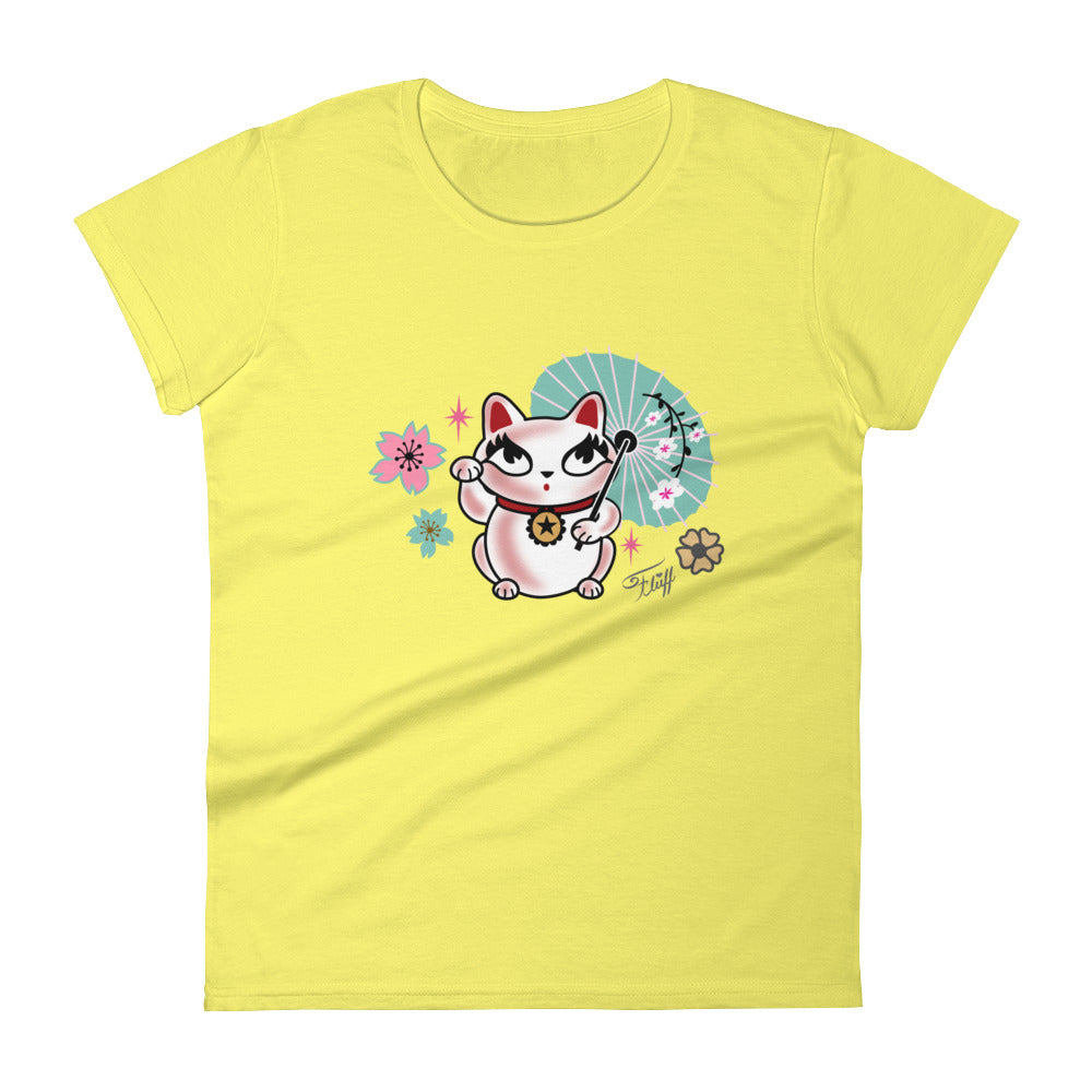 Lucky Kitty • Women's Short Sleeve T-Shirt