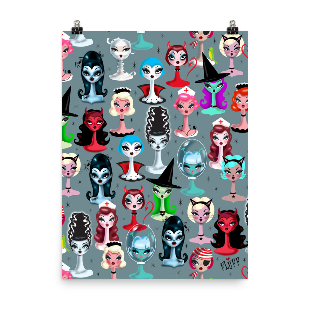 Spooky Dolls • Art Print