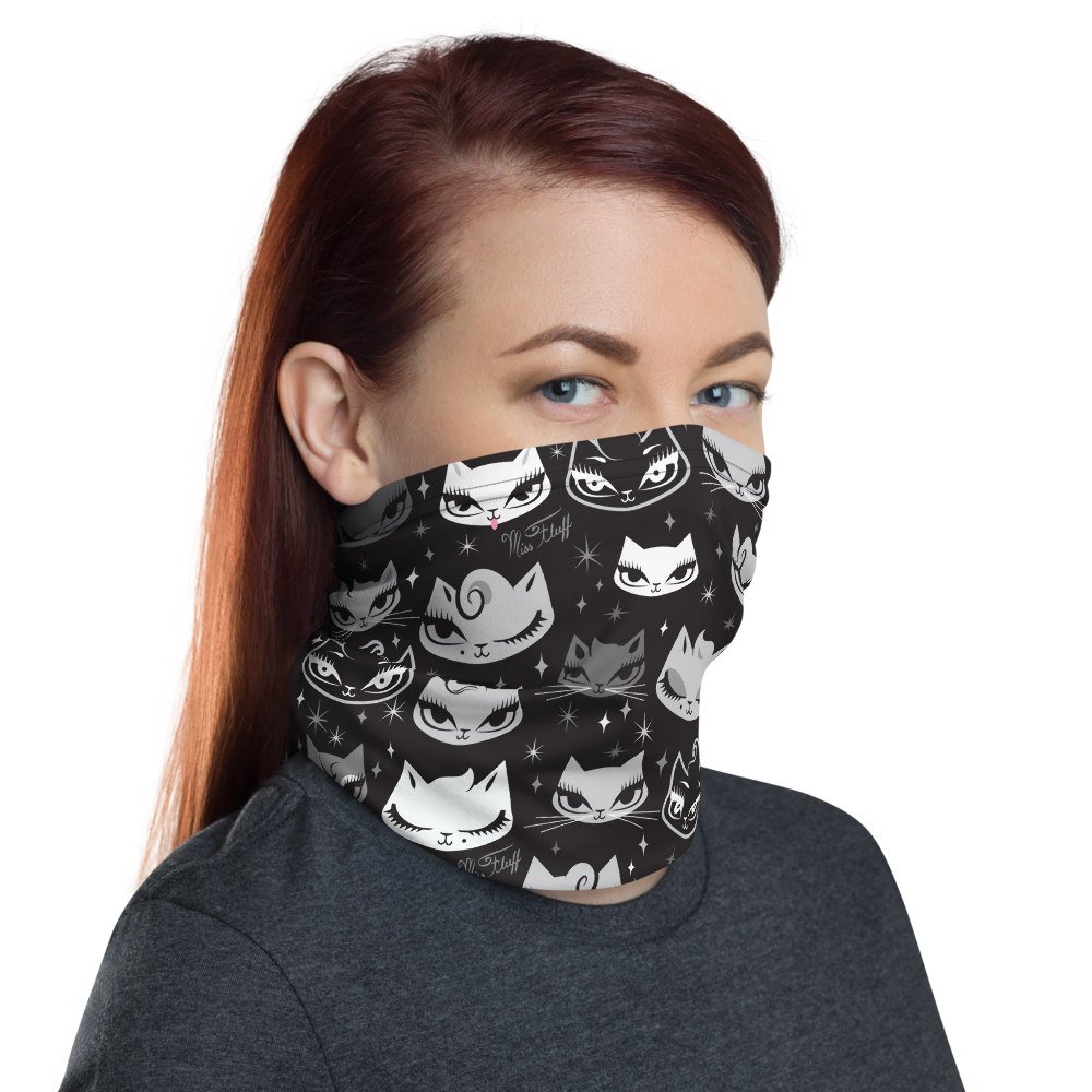 Billy Cats Black • Neck Gaiter Face Mask