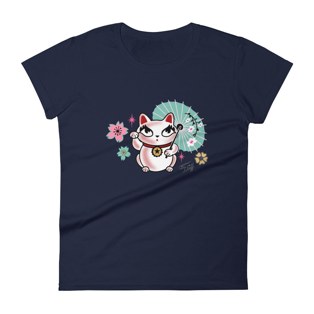 Lucky Kitty • Women's Short Sleeve T-Shirt