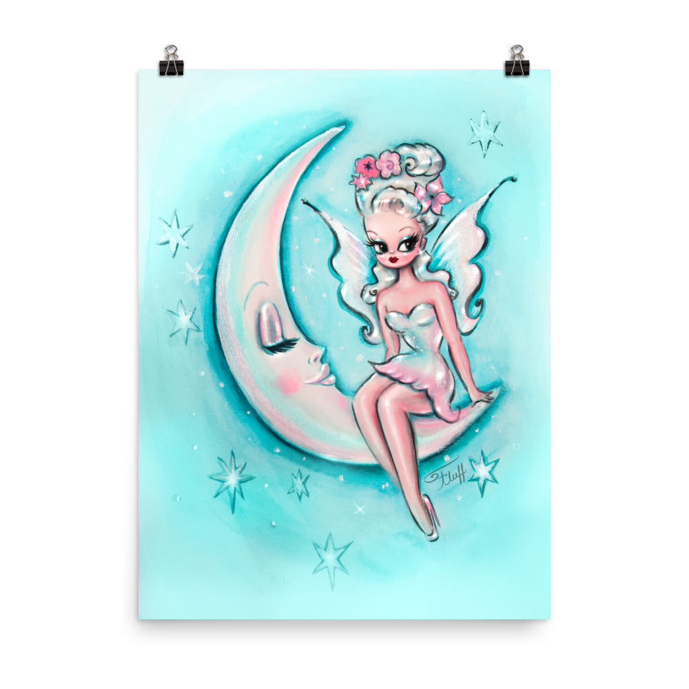 Fairy on the Moon • Art Print