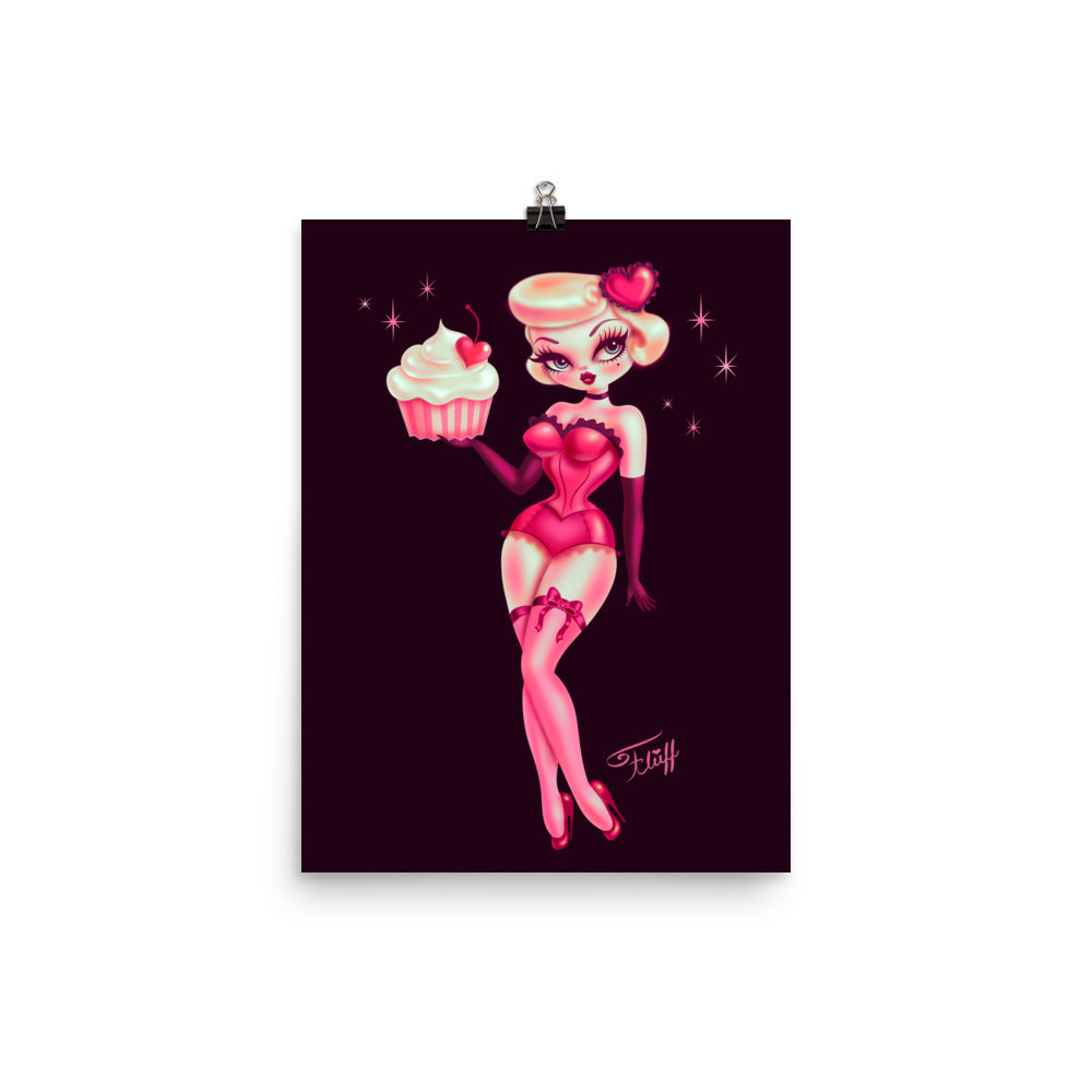 Sweetheart Cupcake Doll • Art Print