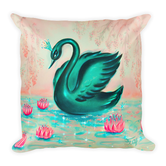 Black Swan • Square Pillow