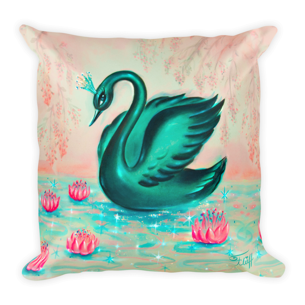 Black Swan • Square Pillow