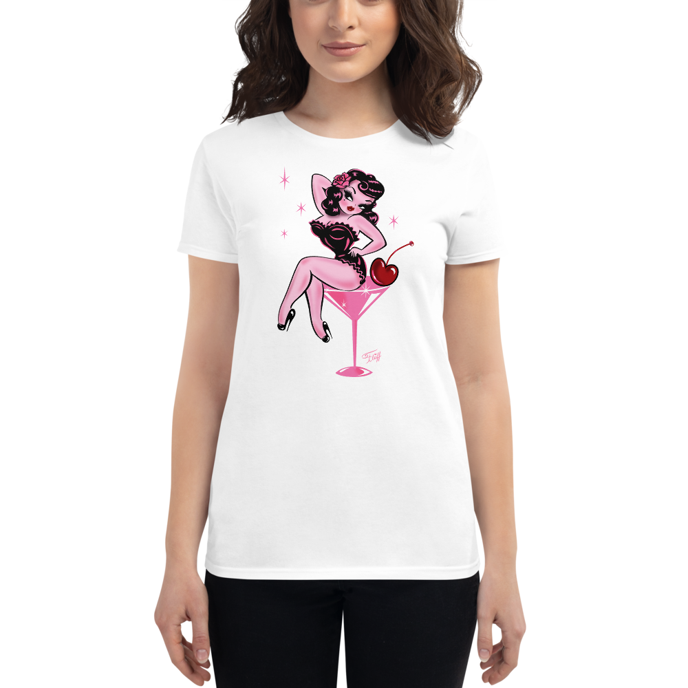 Cherry Martini Girl • Womens' T-Shirt