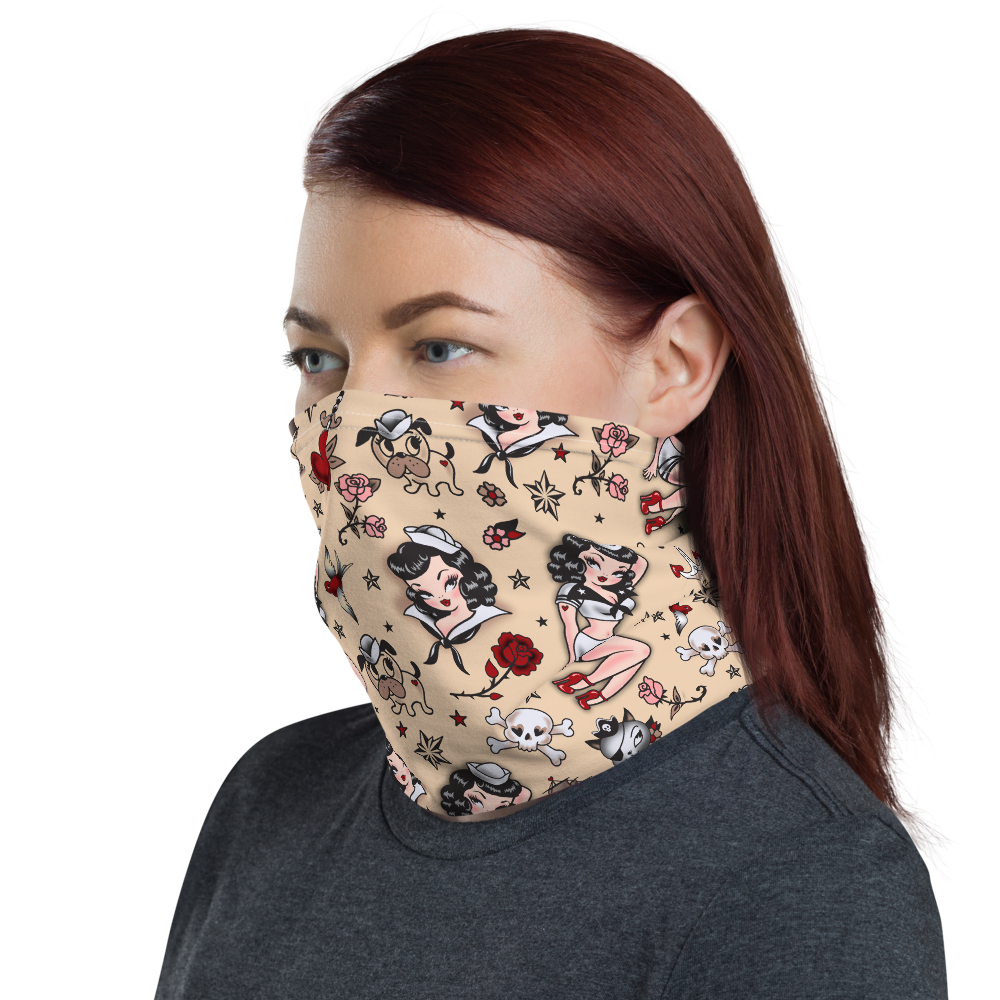 Suzy Sailor • Neck Gaiter Face Mask