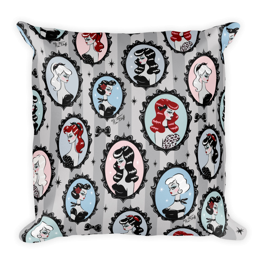 Cameo Dolls • Square Pillow