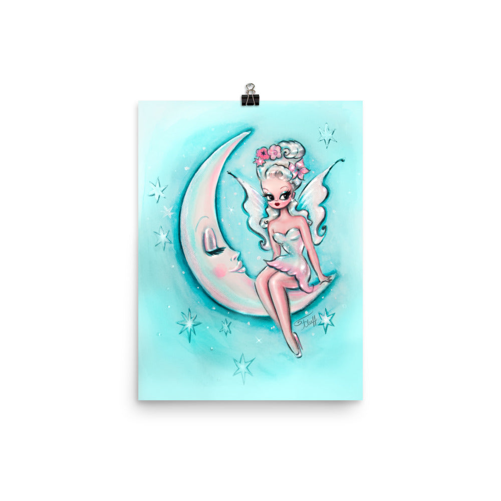 Fairy on the Moon • Art Print