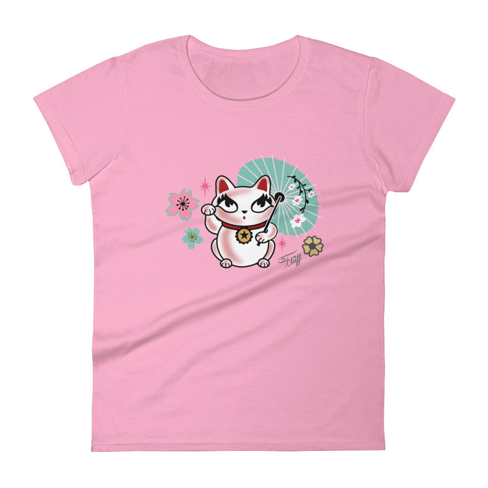 Lucky Kitty • Women's Short Sleeve T-Shirt