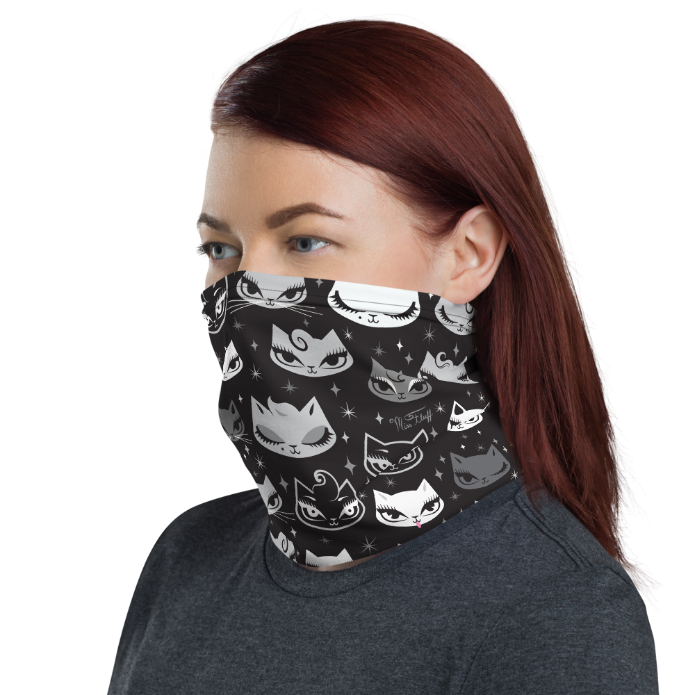 Billy Cats Black • Neck Gaiter Face Mask