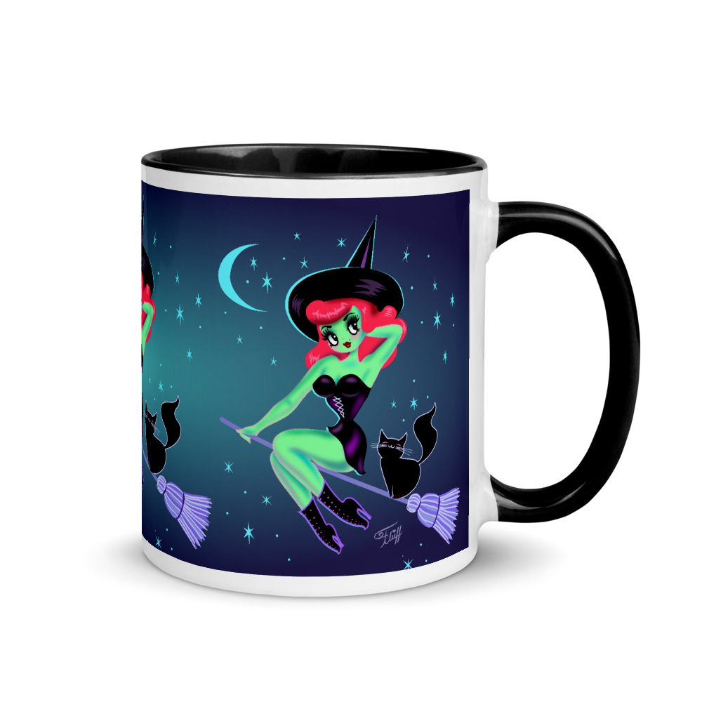 Cute Pinup Witch • Mug
