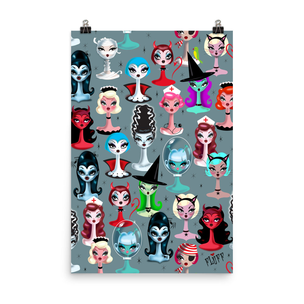 Spooky Dolls • Art Print