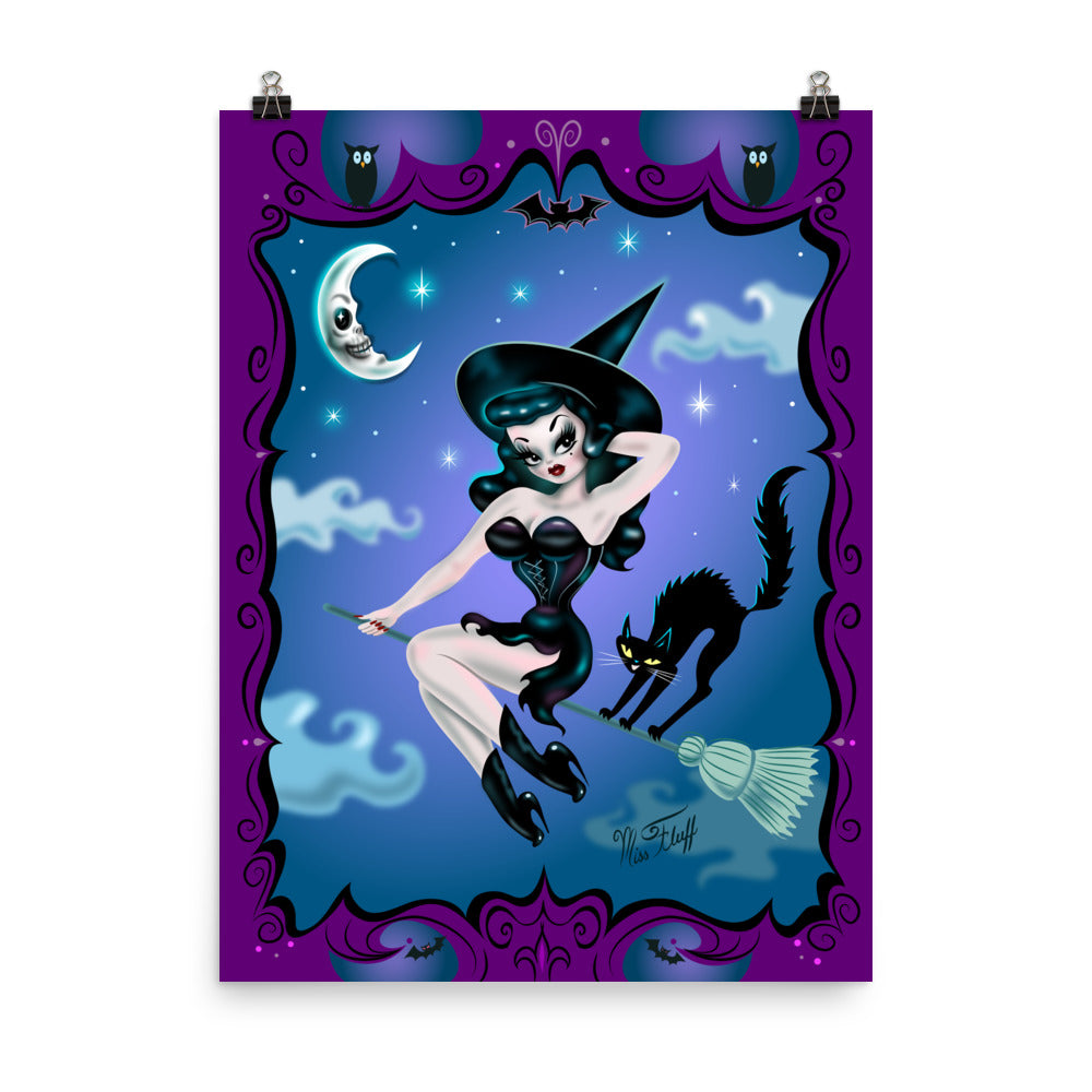 Hex Kitten Witch • Art Print