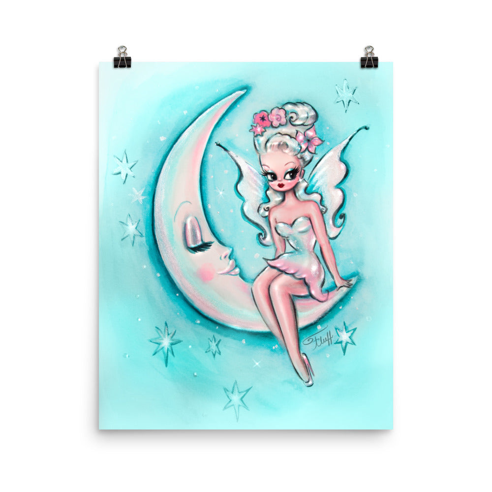 Fairy on the Moon • Art Print