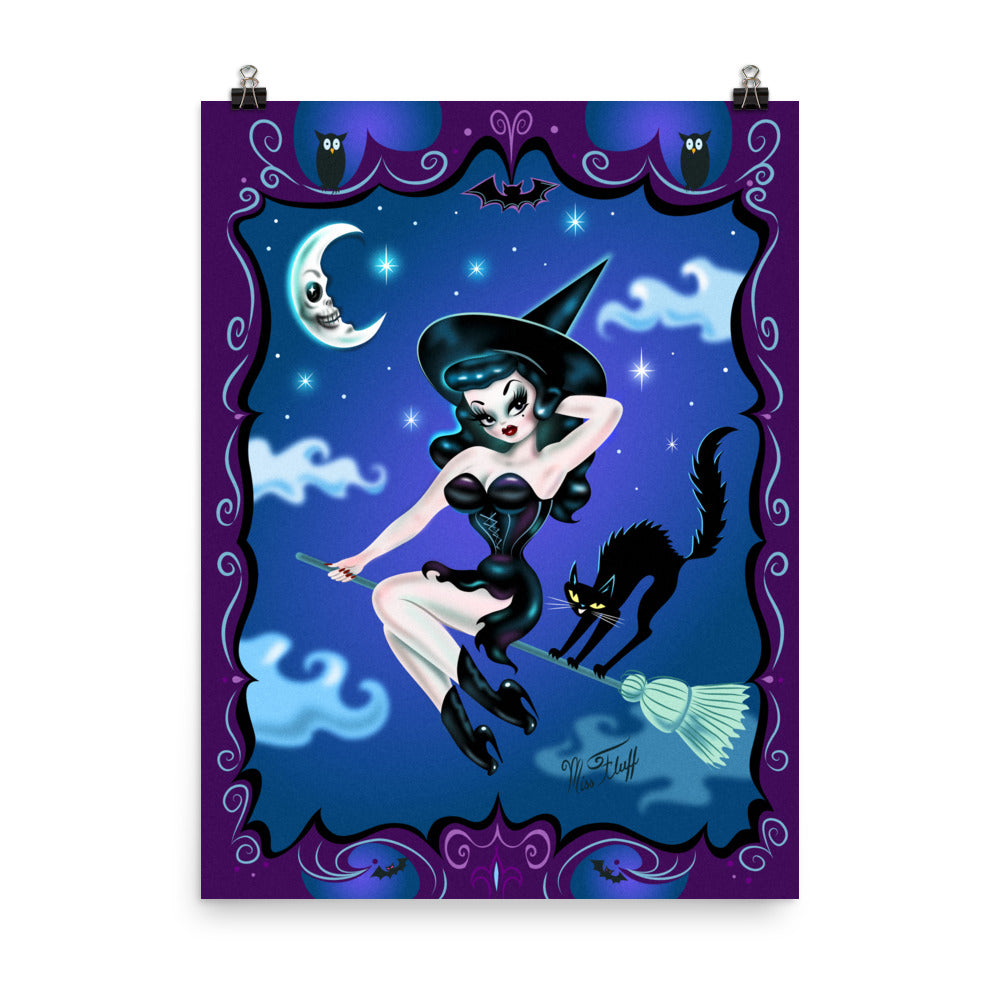 Hex Kitten Witch • Art Print