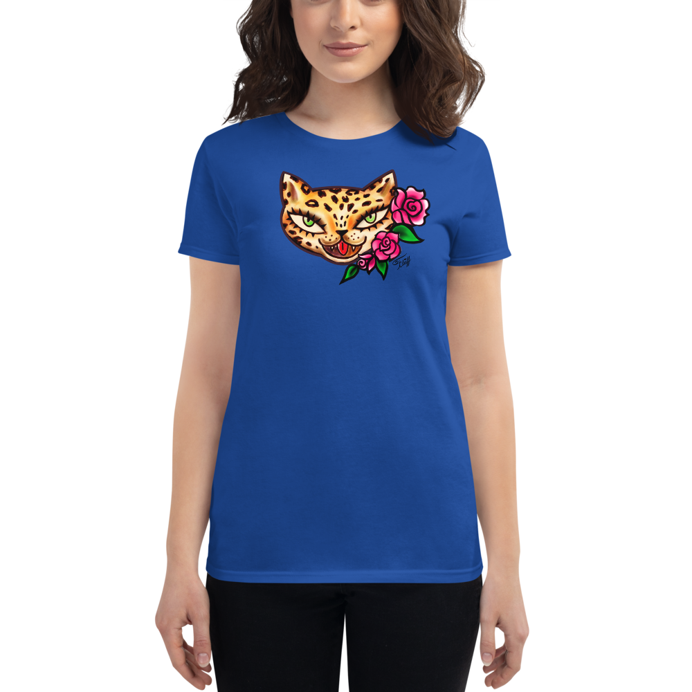 Leopard Kitty • Women's Tee