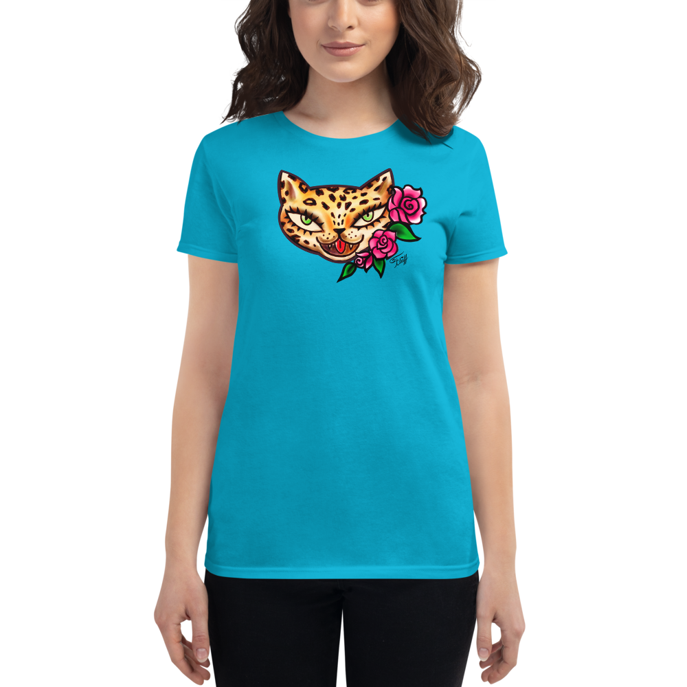 Leopard Kitty • Women's Tee