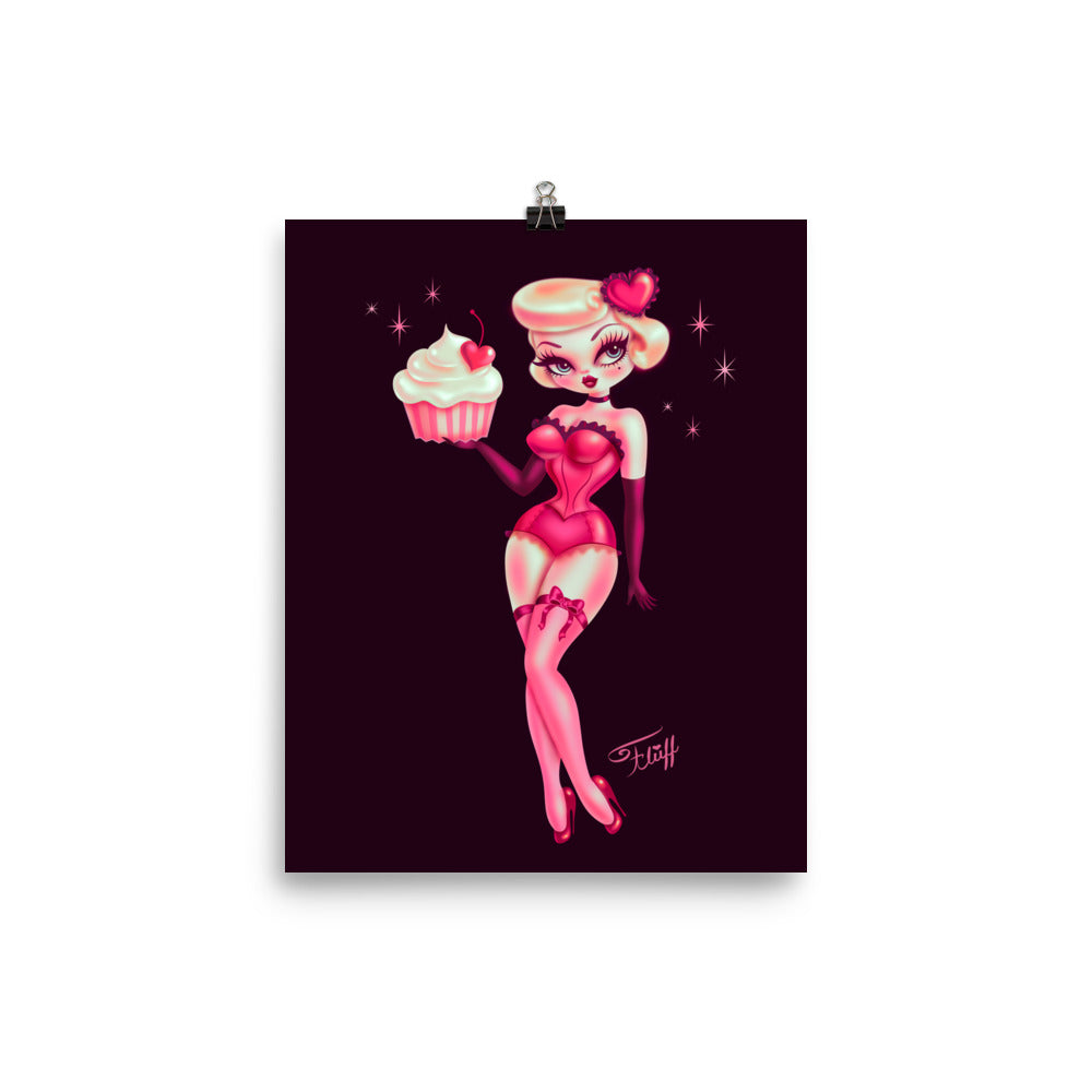 Sweetheart Cupcake Doll • Art Print