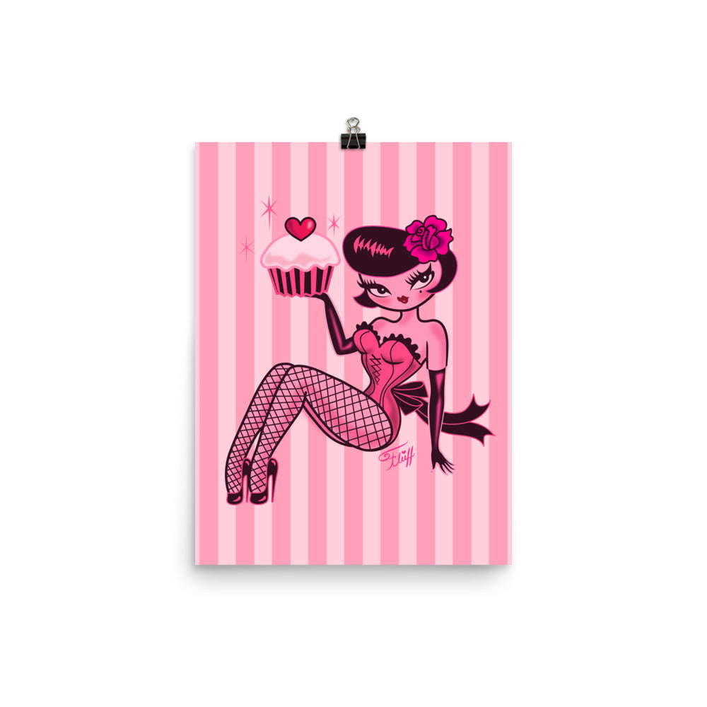 Cupcake Girl • Art Print