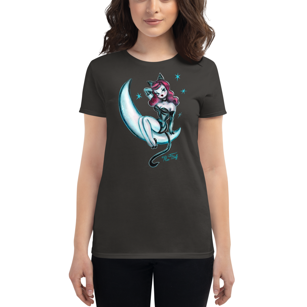 Kitten on the Moon • Women's Tee