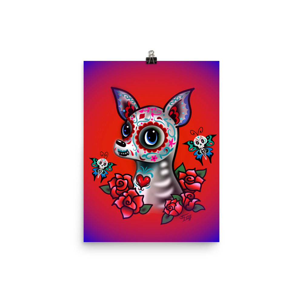 Sugar Skull Chihuahua • Art Print