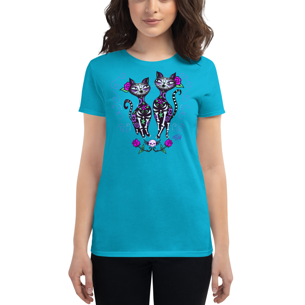 Sugar Skull Cats • Women's Tee