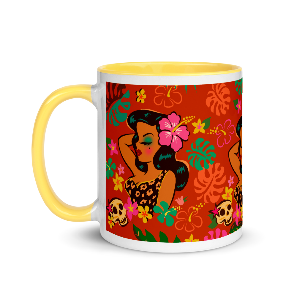 Tiki Temptress - Tropical Doll • Mug