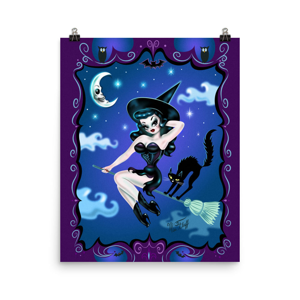 Hex Kitten Witch • Art Print