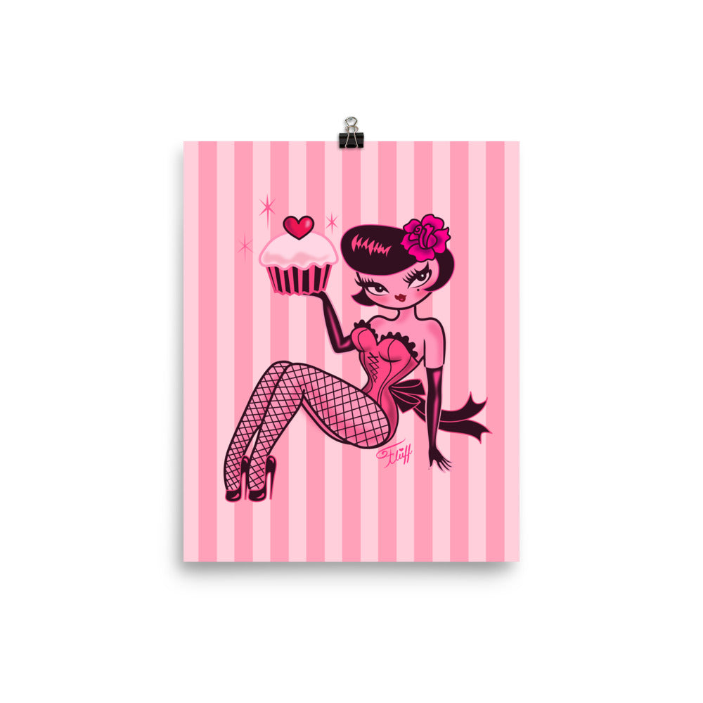 Cupcake Girl • Art Print