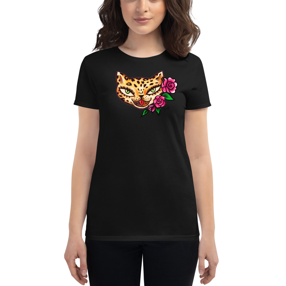 Leopard Kitty • Women's Tee