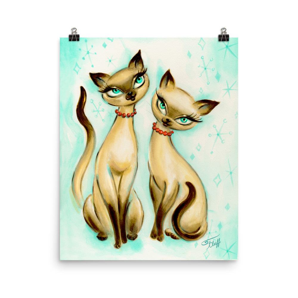 Siamese Cats • Art Print