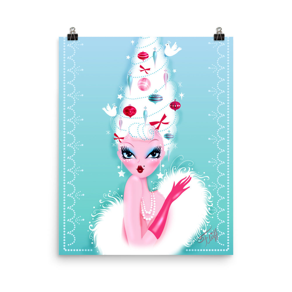 Christmas Coiffure • Art Print