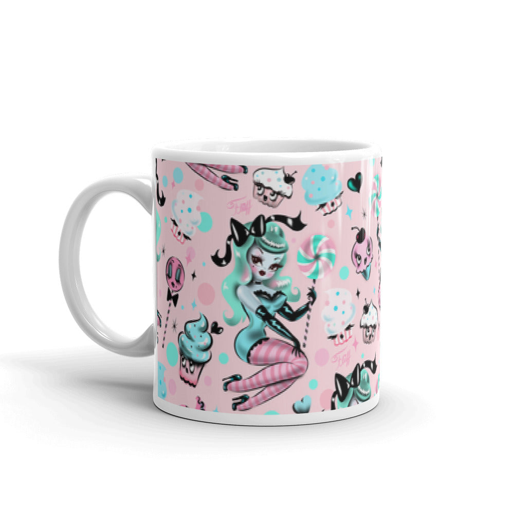 Mint Sugar Pinup Doll • Mug