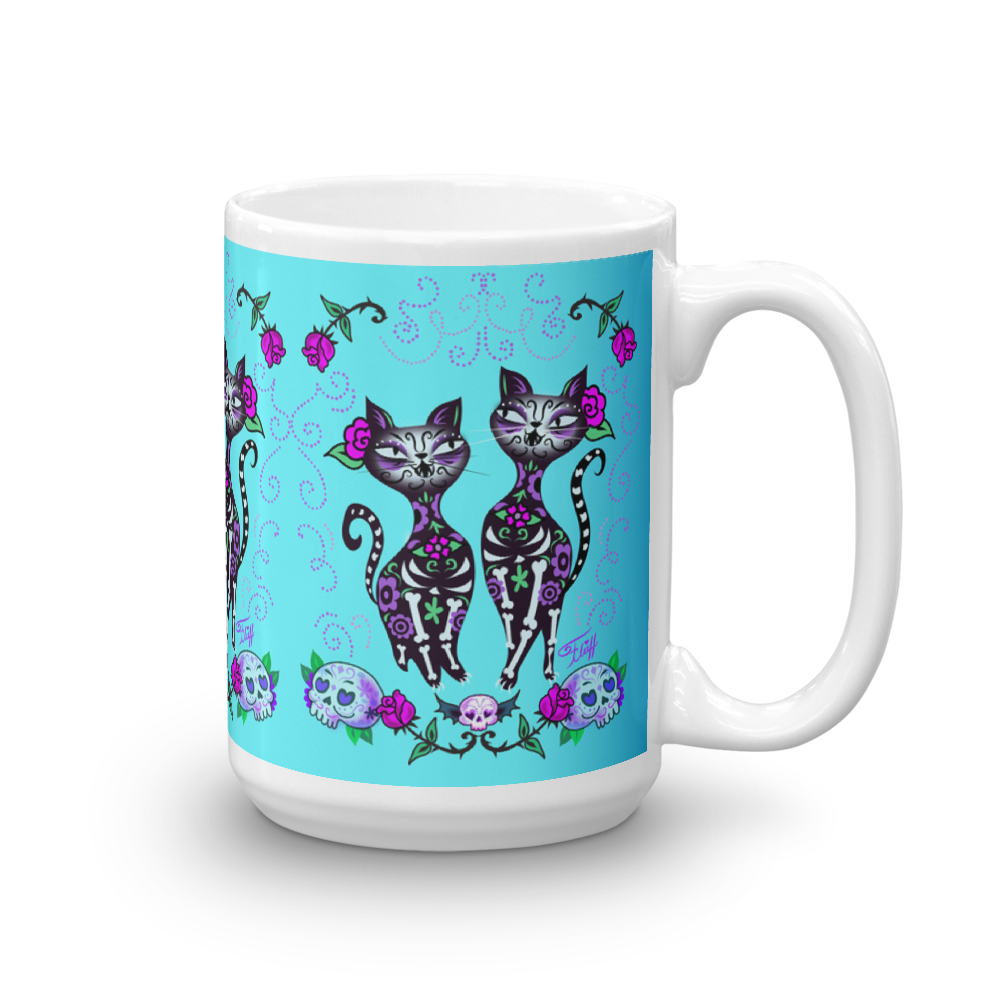 Sugar Skull Cats • Mug