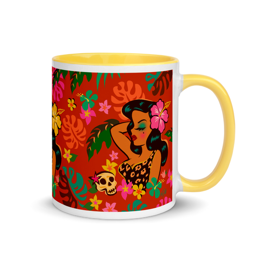 Tiki Temptress - Tropical Doll • Mug