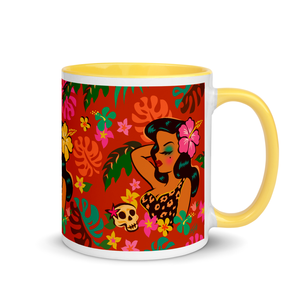 Tiki Temptress - Tropical Doll • Mug